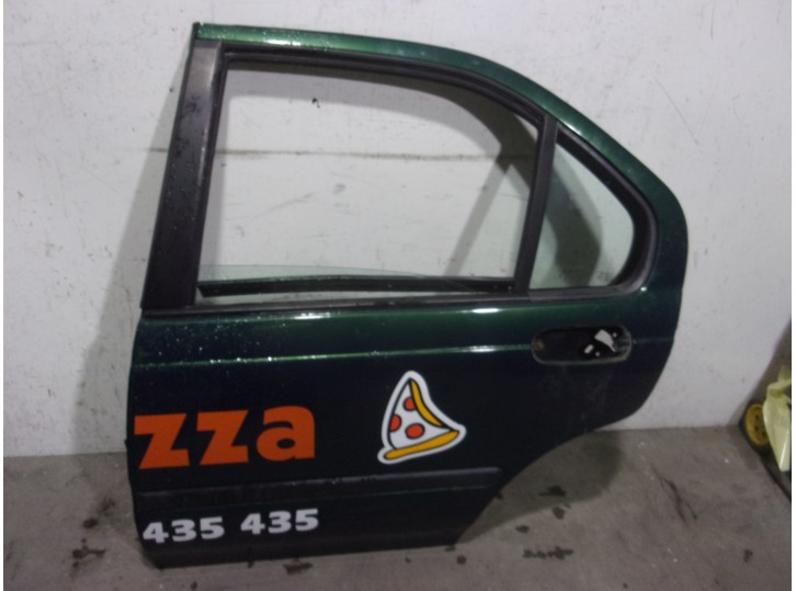 Recambio de puerta trasera izquierda para honda civic berlina .5 (ma/mb) 1.6 cat (d 16 b 2) referencia OEM IAM 4207469 VERDE ROT
