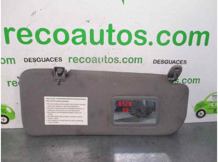 Recambio de parasol derecho para hyundai terracan (hp) 2.9 crdi cat referencia OEM IAM 85225H1301 