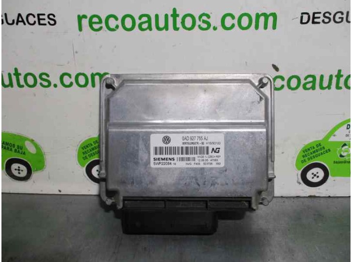 Recambio de modulo electronico para volkswagen touareg (7la) 3.0 v6 tdi dpf referencia OEM IAM 0AD927755AJ 5WP22084 SIEMENS