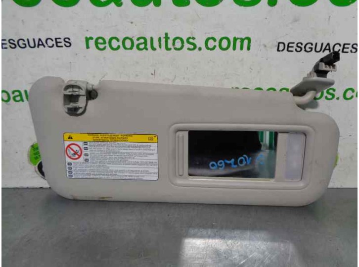 Recambio de parasol derecho para mazda 3 lim. (bl) 1.6 16v cat referencia OEM IAM BDC56927075  