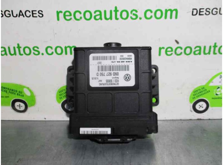 Recambio de centralita cambio automatico para volkswagen touareg (7la) 3.0 v6 tdi dpf referencia OEM IAM 09D927750D 
