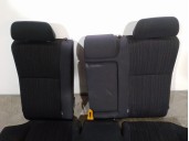 Recambio de asientos traseros para toyota corolla (e15) 2.0 turbodiesel cat referencia OEM IAM 4864608 TELA NEGRA 4 PUERTAS