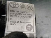 Replacement rear left seat belt for Toyota Avensis Verso (M20) 1998 OEM IAM reference TKAB2EF598 