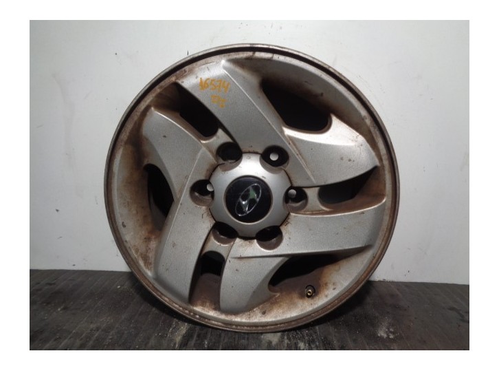 Recambio de llanta para hyundai terracan (hp) 2.9 crdi cat referencia OEM IAM 52900H1110 R167JX16OFFSET20 ALUMINIO 3P
