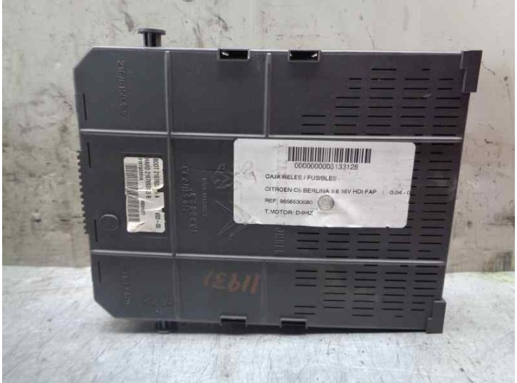 Recambio de caja reles / fusibles para citroën c5 berlina 1.6 16v hdi fap referencia OEM IAM 9656530580 