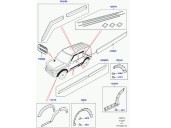 Recambio de aletin delantero izquierdo para land rover discovery 2.7 td v6 cat referencia OEM IAM DFJ000032  