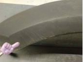 Recambio de aletin trasero derecho para land rover discovery 2.7 td v6 cat referencia OEM IAM DFK000045  