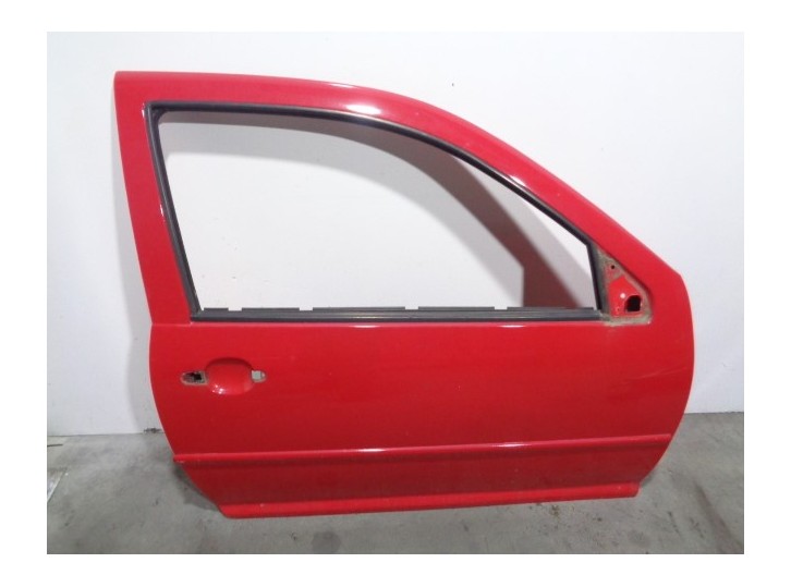 Recambio de puerta delantera derecha para volkswagen golf iv berlina (1j1) 2.0 referencia OEM IAM 1J3831056H ROJA 3 PUERTAS