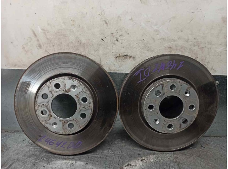 Recambio de disco freno delantero para opel corsa d 1.2 16v lpg referencia OEM IAM   