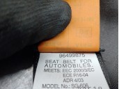 Recambio de cinturon seguridad trasero izquierdo para chevrolet epica 2.0 diesel cat referencia OEM IAM 96499875  4 PUERTAS
