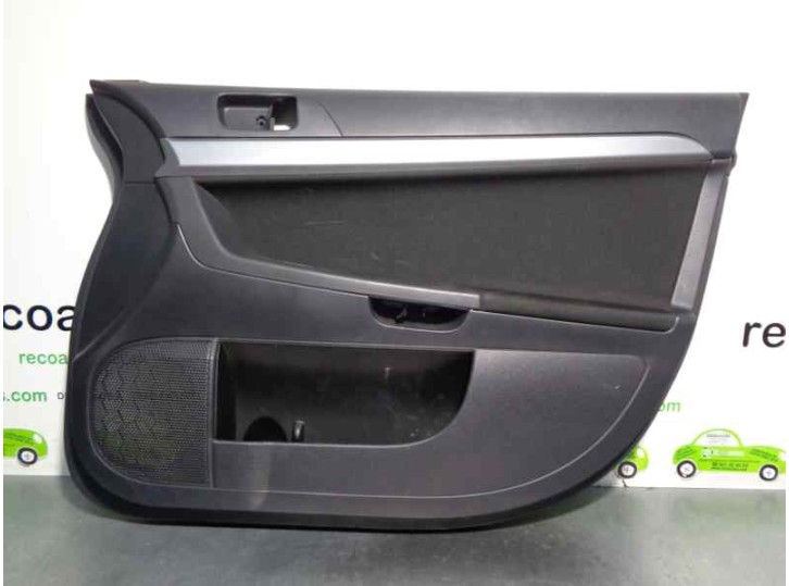 Replacement front right door trim panel for Mitsubishi Lancer Sportback (CX) 1.5 CAT OEM IAM reference 7221B328XA 