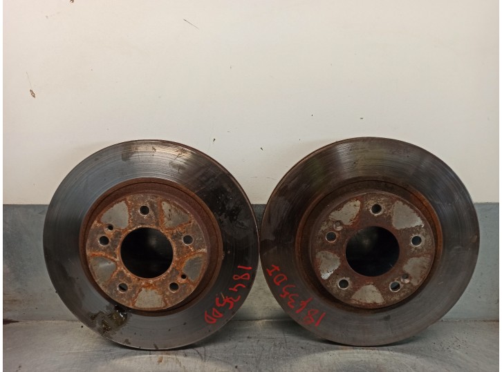 Replacement front brake disc for Hyundai Santa Fe (SM) 2.0 CRDi CAT OEM IAM reference 5171226100 