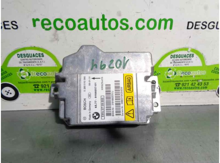 Replacement airbag control unit for BMW 1 Series saloon (E81/E87) 2.0 turbodiesel cat OEM IAM reference 65779166057 0285010066 B