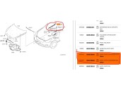 Recambio de torpedo para infiniti ex 30d referencia OEM IAM 658201BA0A 658201BA0A 