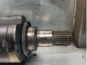 Recambio de transmision delantera izquierda para mitsubishi outlander (cw0) 2.0 di-d cat referencia OEM IAM 3815A075  