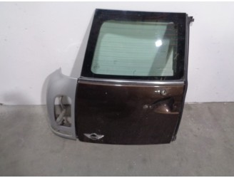 Replacement rear left door for Mini R55 Clubman 16V CAT OEM IAM reference 41542757715 BROWN 5 DOORS