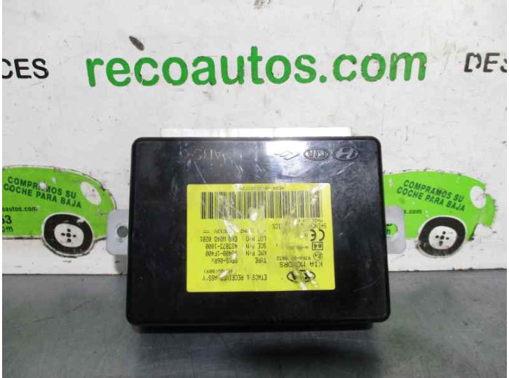 Recambio de centralita inmovilizador para kia sportage ex referencia OEM IAM 954001F400 