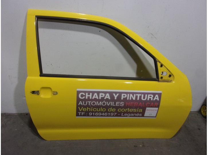 Recambio de puerta delantera derecha para seat ibiza (6k1) 1.4 referencia OEM IAM 6K3831052C AMARILLA ROTULADA 3 PUERTAS
