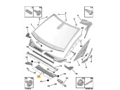 Recambio de molduras delanteras para citroën ds5 2.0 hdi fap referencia OEM IAM 9687734380 