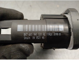 Recambio de mando luces salpicadero para seat ibiza (6k1) 1.4 referencia OEM IAM 6K1941531AL 