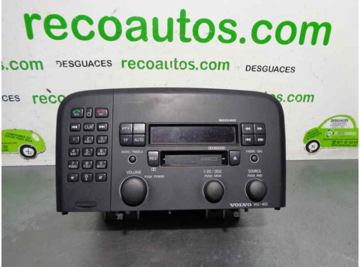 Replacement audio system / CD radio for Volvo S80 saloon 2.4 cat OEM IAM reference 30657633 8673979 