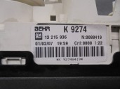 Replacement heater / air conditioning control for Opel Meriva A 1.7 16V OEM IAM reference 13215936 K9274 BEHR
