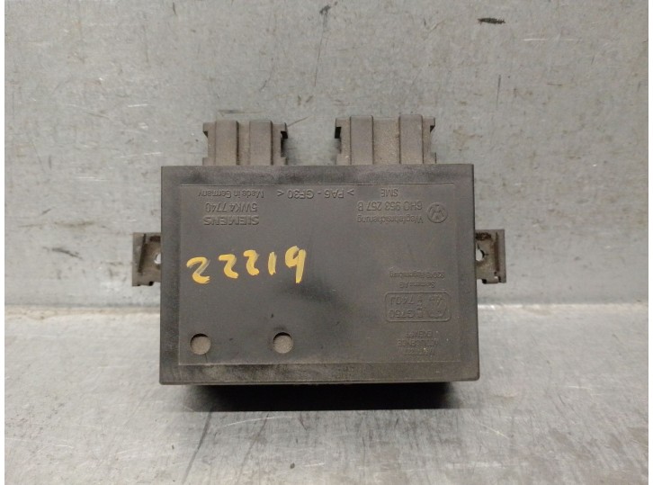 Recambio de centralita inmovilizador para seat ibiza (6k) 1.6 referencia OEM IAM 6H0953257B  5WK47740 SIEMENS