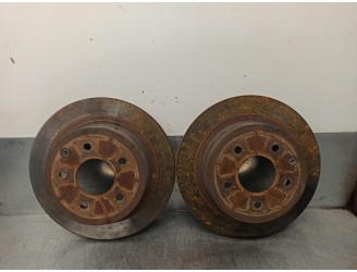 Recambio de disco freno trasero para nissan pulsar (c13) 1.5 turbodiesel cat referencia OEM IAM 43206JD00A  