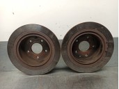 Replacement rear brake disc for Nissan Pulsar (C13) 1.5 Turbodiesel CAT OEM IAM reference 43206JD00A 
