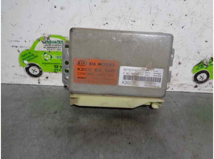 Recambio de centralita motor uce para kia carens 1.8 cat referencia OEM IAM 1268301774 0261206424 BOSCH