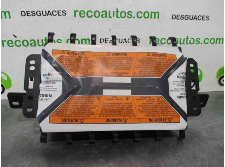 Recambio de airbag delantero derecho para nissan qashqai (j10) 1.5 dci turbodiesel cat referencia OEM IAM 98515JD00A 