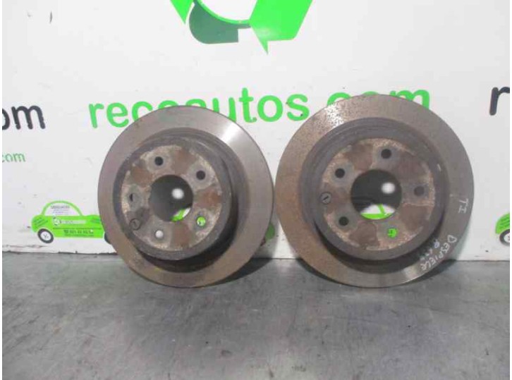 Recambio de disco freno trasero para nissan qashqai (j10) 1.5 dci turbodiesel cat referencia OEM IAM 43206JD00A 