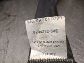 Recambio de cinturon seguridad trasero derecho para chrysler sebring (jr) 2.0 referencia OEM IAM 520433264E 520433264E 