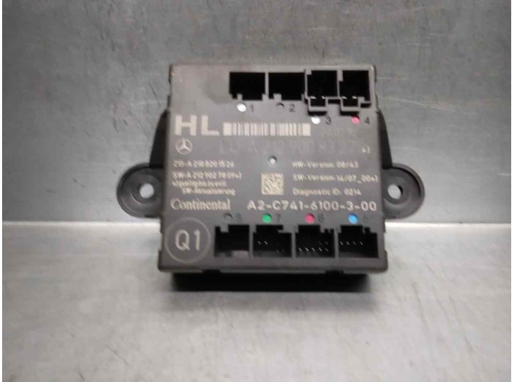 Recambio de modulo confort para mercedes-benz clase e (w212) lim. 2.1 cdi cat referencia OEM IAM A2129008327 