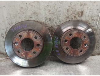 Recambio de disco freno delantero para renault megane i berlina hatchback (ba0) 1.4 referencia OEM IAM 