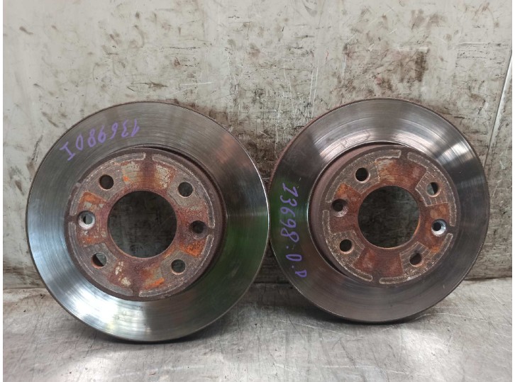 Recambio de disco freno delantero para renault megane i berlina hatchback (ba0) 1.4 referencia OEM IAM 