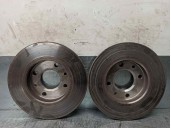 Replacement front brake disc for Peugeot 206 berlina 1.4 OEM IAM reference 02C010070620 
