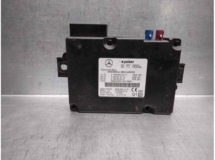 Recambio de modulo electronico para mercedes-benz clase e (w212) lim. 2.1 cdi cat referencia OEM IAM A1669005417  