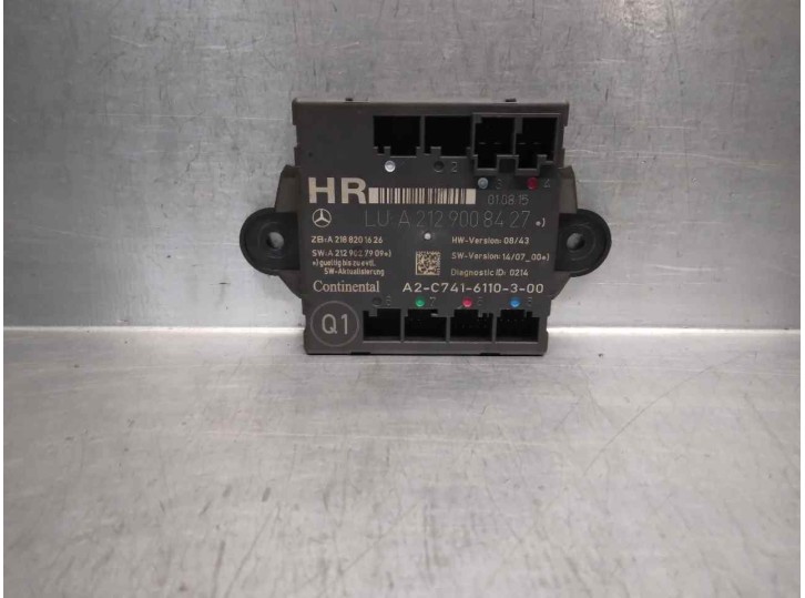 Recambio de modulo confort para mercedes-benz clase e (w212) lim. 2.1 cdi cat referencia OEM IAM A2129008427 