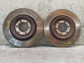 Replacement rear brake disc for Alfa Romeo 75 1.6 OEM IAM reference 161002621501 