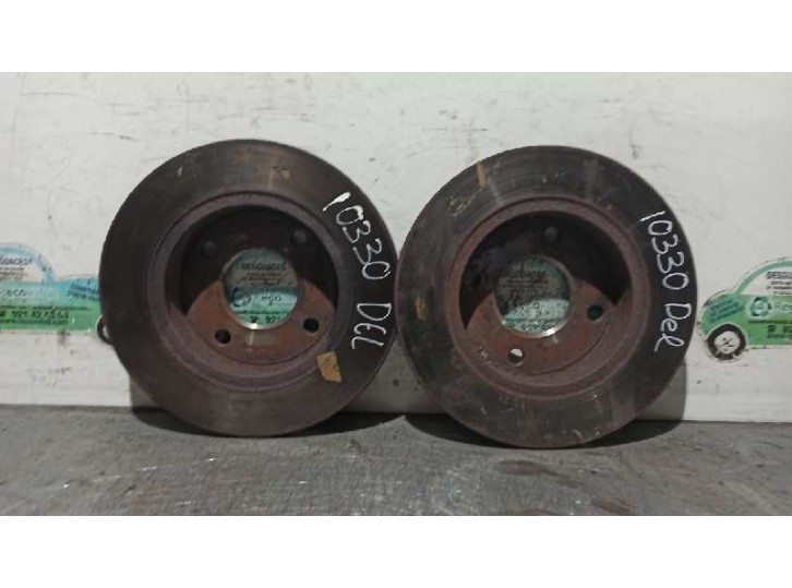 Replacement front brake disc for Ford Fiesta saloon 1.3 cat (Endura-E) OEM IAM reference 