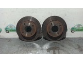 Front brake disc replacement part for Ford Fiesta sedan 1.3 cat (Endura-E) OEM IAM reference 