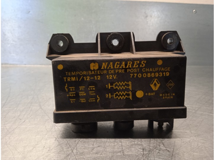Recambio de caja precalentamiento para renault 19 1.9 68.5kw referencia OEM IAM 7700869319 NAGARES