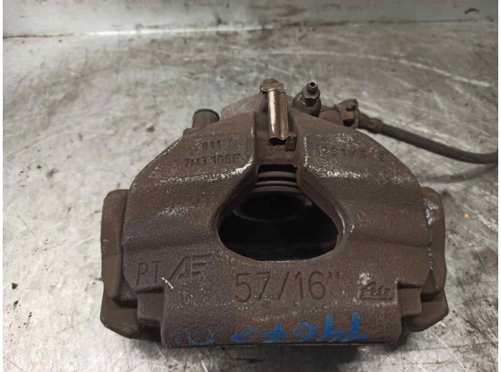 Replacement front left brake caliper for Volkswagen Sharan (7M6/7M9) 2.0 TDI OEM IAM reference 7M3105F 