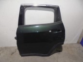 Replacement rear left door for Jeep Compass (MP, M6, MV, M7) 1.3 OEM IAM reference 68246269AA GREEN 5 DOORS
