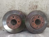 Replacement front brake disc for Fiat Panda (169) 1.2 CAT OEM IAM reference 