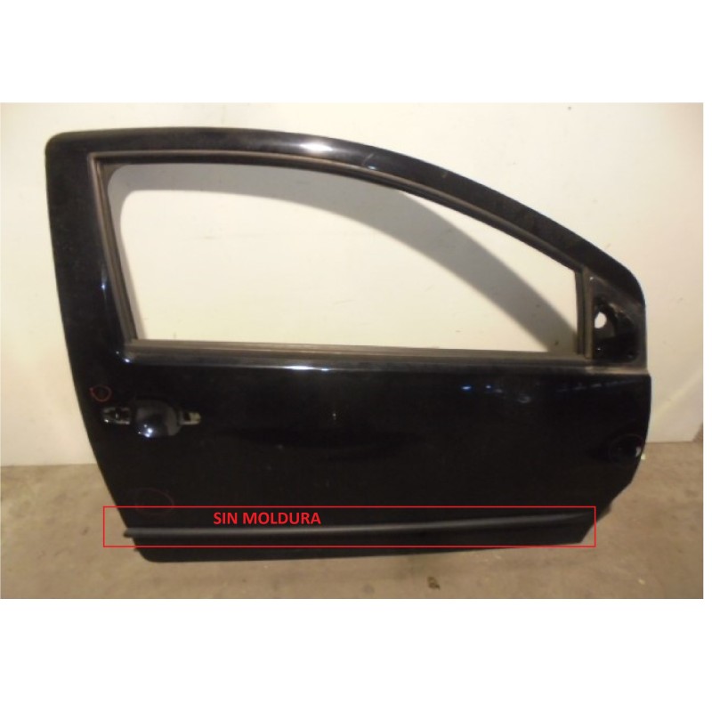 Recambio de puerta delantera derecha para citroen c2 audace referencia OEM IAM 9004T0 NEGRA 3 PUERTAS