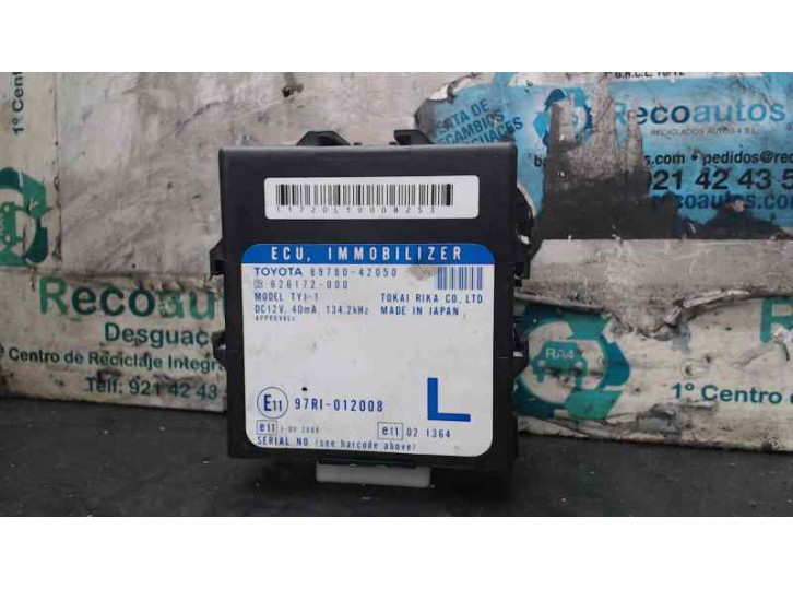 Recambio de modulo electronico para toyota rav 4 (a2) 2.0 turbodiesel cat referencia OEM IAM 8978042050 626172000 