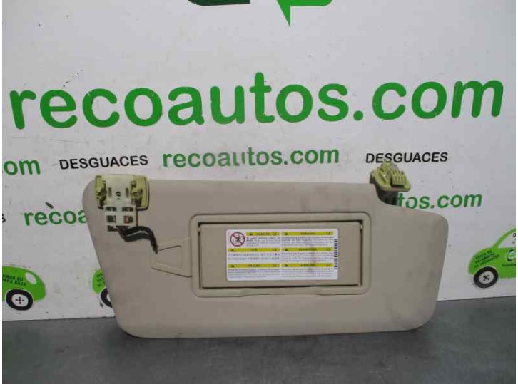 Recambio de parasol derecho para mercedes-benz clase glk (w204) glk 3.0 cdi cat referencia OEM IAM 20481062109E86  