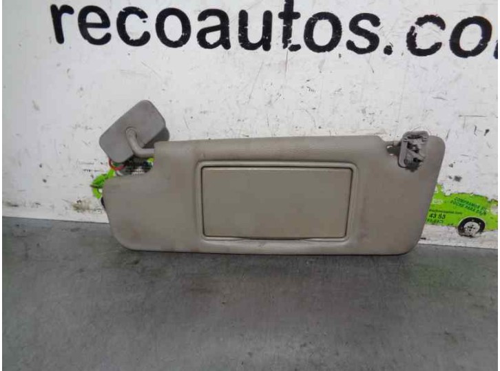 Replacement left sun visor for Volvo S80 Sedan 2.5 D OEM IAM reference 39966713 